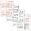 ComplyRight® 1099-MISC Tax Forms Set, 4-Part, 2-Up, Copies A, B, State/File, State/File, 8-1/2" x 11", Pack Of 25 Forms
