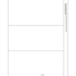 ComplyRight® 1099-NEC Blank Tax Form with Copy B Backer and Stub, 8-1/2" x 11", Pack of 1,500 Forms