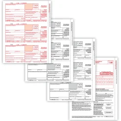 ComplyRight® 1099-NEC Tax Forms Set, 3-Part, 3-Up, Copies A/B/C, 8-1/2" x 11", Pack Of 50