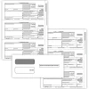 ComplyRight® 1099-NEC Tax Forms Set, 3-Part, 3-Up, Copies B/C/2 (Recipient Copy Only), with Envelopes, 8-1/2" x 11", Pack Of 25