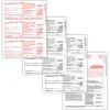ComplyRight® 1099-NEC Tax Forms Set, 4-Part, 3-Up, Copies A/B/C, 8-1/2" x 11", Pack Of 50