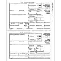 ComplyRight® 1099-R Tax Forms, 2-Up, Copy 2/1, 8-1/2" x 11", Pack Of 100 Forms