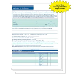ComplyRight™ Short Job Applications, Pack Of 50