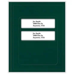ComplyRight® Tax Presentation Folder, Double Windows, 1/2