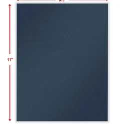 ComplyRight® Tax Presentation Two Piece Report Covers, Navy Blue, 8-1/2