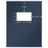 ComplyRight® Tax Presentation Two Piece Report Covers, Single Window, Navy Blue, 8-1/2" x 11", Pack of 50 Sets