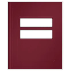 ComplyRight® Tax Presentation Folder, Double Windows, 1/2