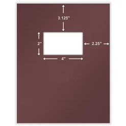 ComplyRight® Tax Presentation Two Piece Report Covers, Single Window, Burgundy, 8-1/2