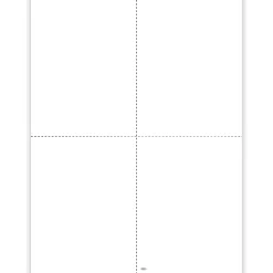 ComplyRight® W-2/1099 Blank Tax Form, Recipient Copy Only (No Backer), 4-Up (Box), Pack of 500