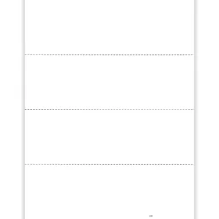 ComplyRight® W-2 Blank Tax Forms, 4-Up (Horizontal Format), With Backer Instructions, 8-1/2" x 11", Pack Of 500 Forms