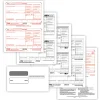 ComplyRight® W-2 Tax Forms Set, 4-Part, 2-Up, Copies A, B, C, D, 8-1/2" x 11", Pack Of 100 Forms And Envelopes