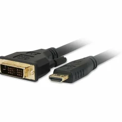 Comprehensive Pro AV/IT Series HDMI to DVI 26 AWG Cable 6ft - 6 ft DVI/HDMI Video Cable  - HDDVI6PROBLK