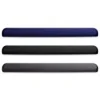 Compucessory Gel Keyboard Wrist Rest Pads, 19"H x 2.87"W x 0.75"D, Black