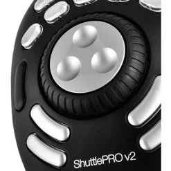 Contour ShuttlePro v2 Multimedia Controller - Black - USB - Jog Dial - 15 Button(s)