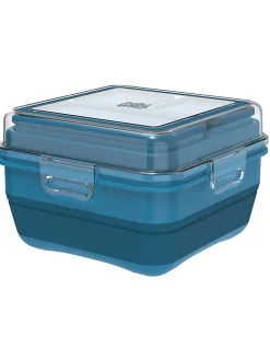 Cool Gear Expandable Lunch Box, 2-3/4”H x 6”W x 6”D, Rainstorm