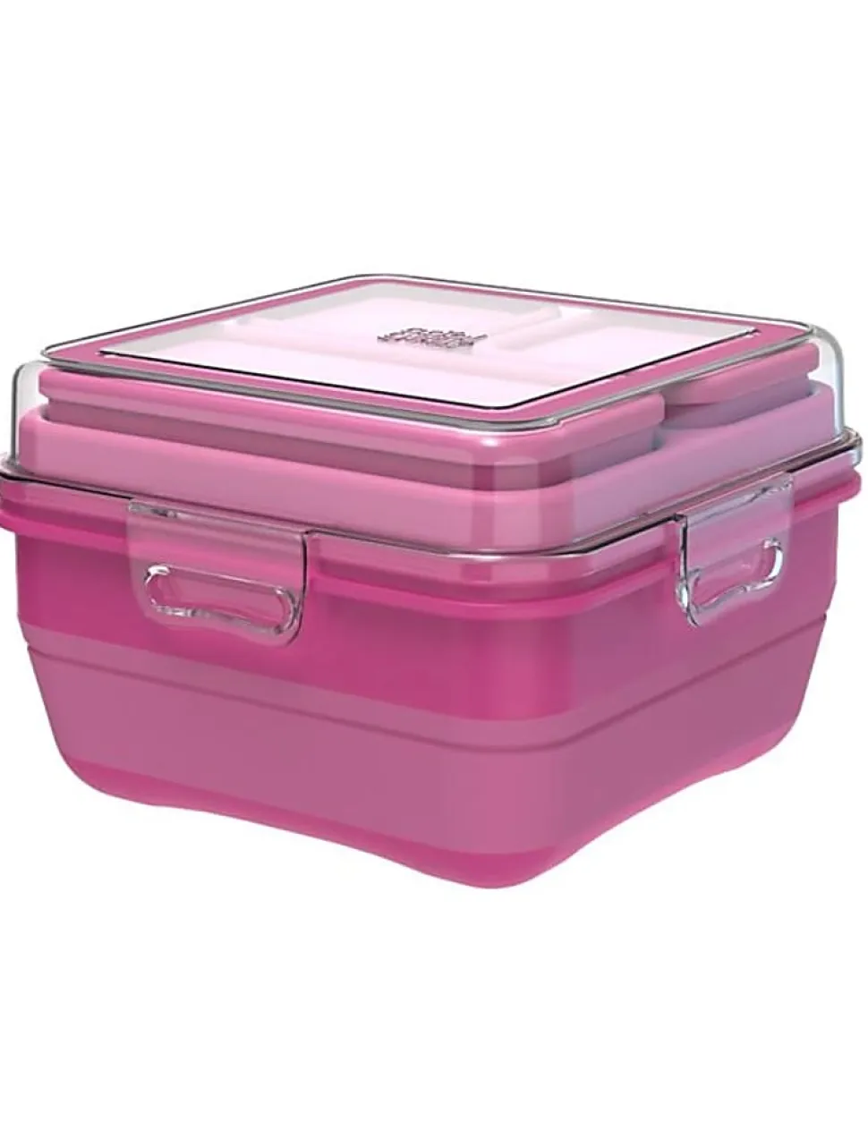Cool Gear Expandable Lunch Box, 2-3/4”H x 6”W x 6”D, Dusty Rose