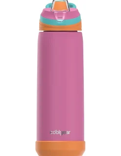 Cool Gear Glide Chugger Water Bottle, 24 Oz, Dusty Rose