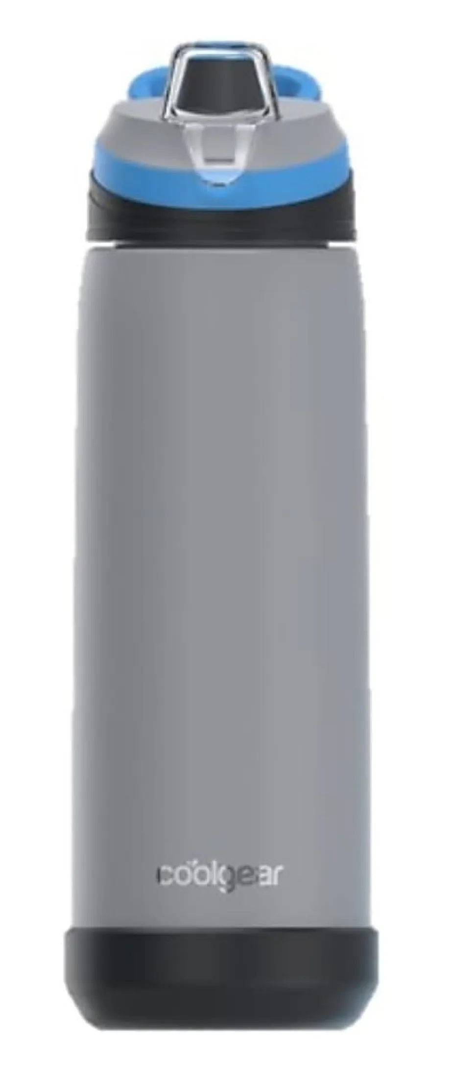Cool Gear Glide Chugger Water Bottle, 24 Oz, Glacier Gray