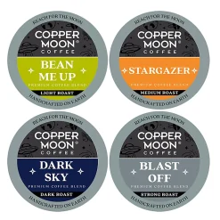 Copper Moon Single-Serve Coffee Pods for Keurig K-Cup Brewers, 4 Variety Discovery Pack, 20 Pods Each Blend, 80 Count