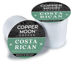Copper Moon Single-Serve Coffee Pods for Keurig K-Cup Brewers, Medium Roast, Costa Rican Blend, 80 Count