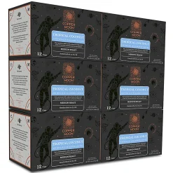 Copper Moon Single-Serve Coffee Pods for Keurig K-Cup Brewers, Medium Roast, Tropical Coconut Blend, 72 Count