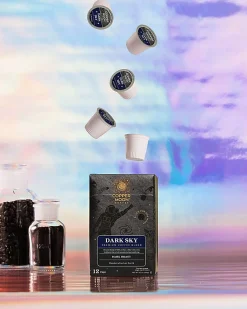 Copper Moon Single-Serve Coffee Pods for Keurig K-Cup Brewers, Dark Roast, Dark Sky Blend, 72 Count