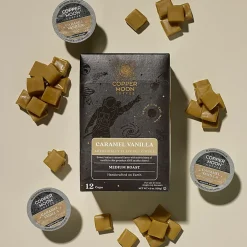 Copper Moon Single-Serve Coffee Pods for Keurig K-Cup Brewers, Medium Roast, Caramel Vanilla Blend, 72 Count