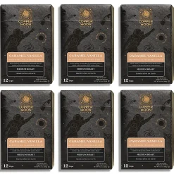 Copper Moon Single-Serve Coffee Pods for Keurig K-Cup Brewers, Medium Roast, Caramel Vanilla Blend, 72 Count