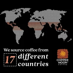 Copper Moon Whole Bean Coffee, Medium Roast, Stargazer Blend, 2 Lb