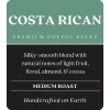 Copper Moon® World Coffees Whole Bean Coffee, Medium Roast, Costa Rican Blend, 4 Bags (2 lbs Each)