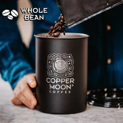 Copper Moon® World Coffees Whole Bean Coffee, Dark Roast, Rainforest Reserve Fair Trade, 4 Bags (2 lbs Each)