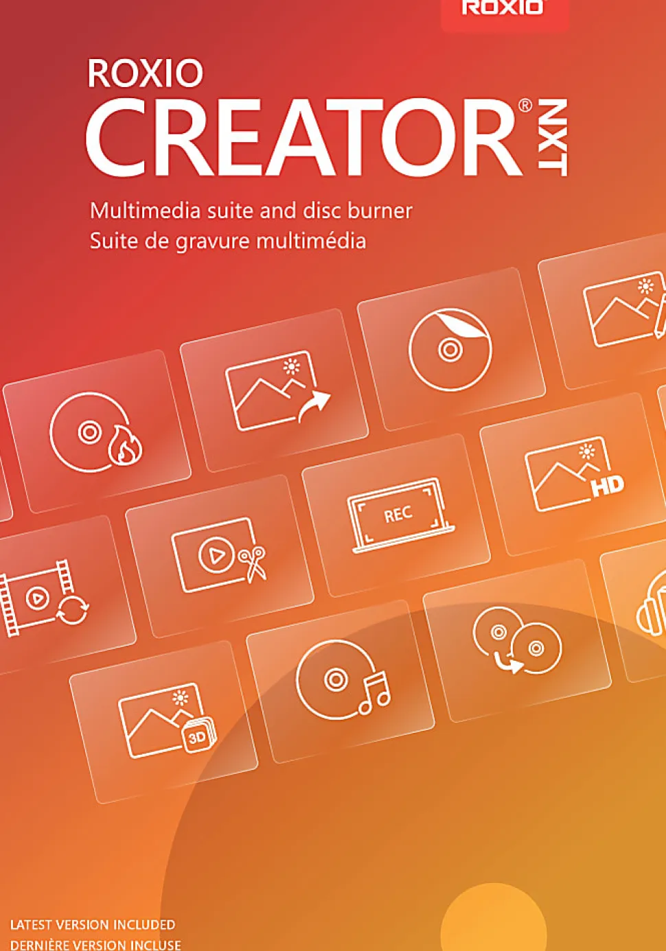 Corel® Roxio Creator NXT AG (9), For Windows®, CD/Product Key