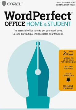 Corel® WordPerfect Office AG Home & Student, For Windows®, Product Key