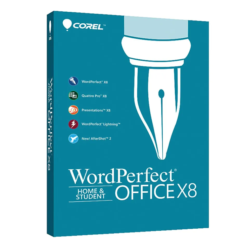 Corel® WordPerfect® Office X8 Home & Student Edition, Disc