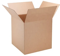 Corrugated Boxes, 20" x 20" x 20", Kraft, Pack Of 5