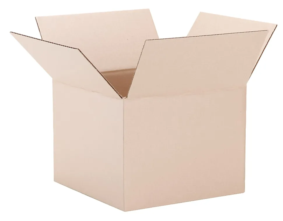Corrugated Box, 12" x 12" x 9", Kraft