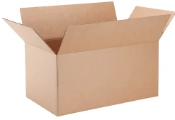 Corrugated Box, 21-1/2" x 15" x 12", Kraft