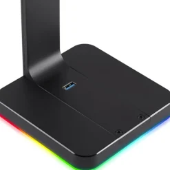 Corsair ST100 RGB Premium Headset Stand With 7.1 Surround Sound - Wired - Headset, Mobile Phone - Charging Capability - CA9011167NA