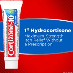 Cortizone-10 Maximum Strength Soothing Aloe Itch Relief Cream, 0.5 Oz