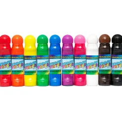Crafty Dab Window Writers Paint, 1.62 Oz, Assorted Colors, Pack Of 10