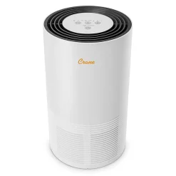 Crane True HEPA Air Purifier with Germicidal UV Light, 300 Sq Ft. Coverage, 9 1/2