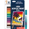 Crayola Acrylic Paint Doodle Sticks, Pack Of 12