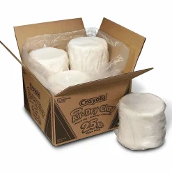 Crayola® Air-Dry Clay, White, 25 Lb