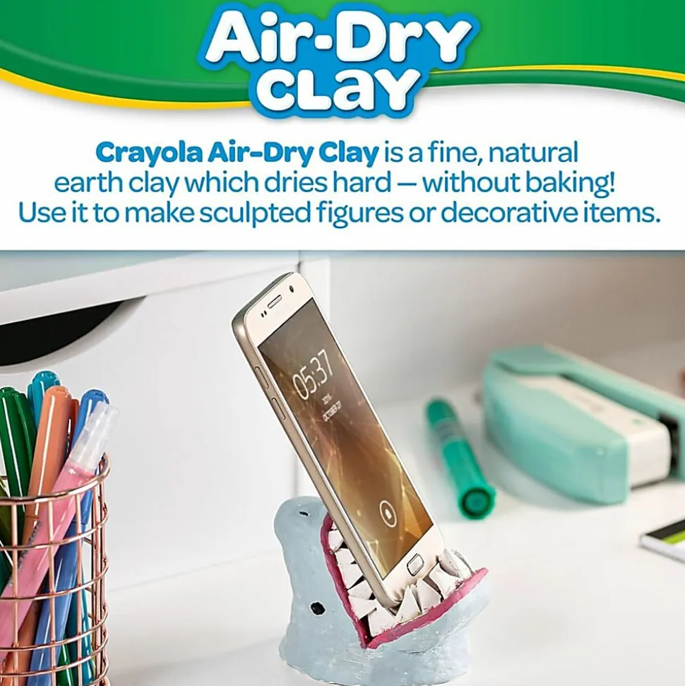 Crayola® Air-Dry Clay, White, 25 Lb
