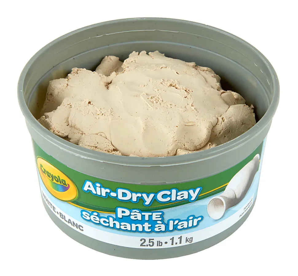 Crayola® Air-Dry Clay, White, 2.5 Lb Tub