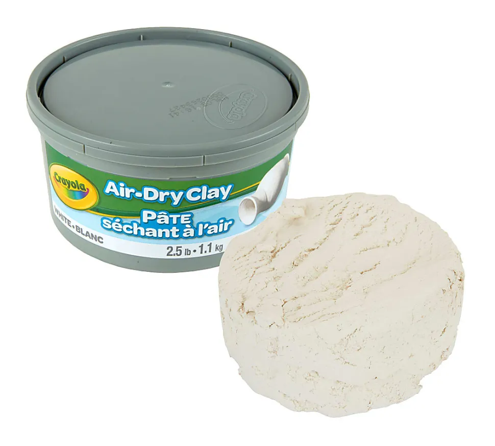 Crayola® Air-Dry Clay, White, 2.5 Lb Tub
