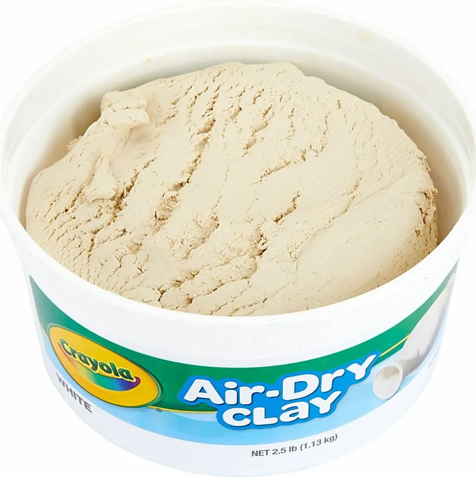 Crayola® Air-Dry Clay, White, 2.5 Lb Tub