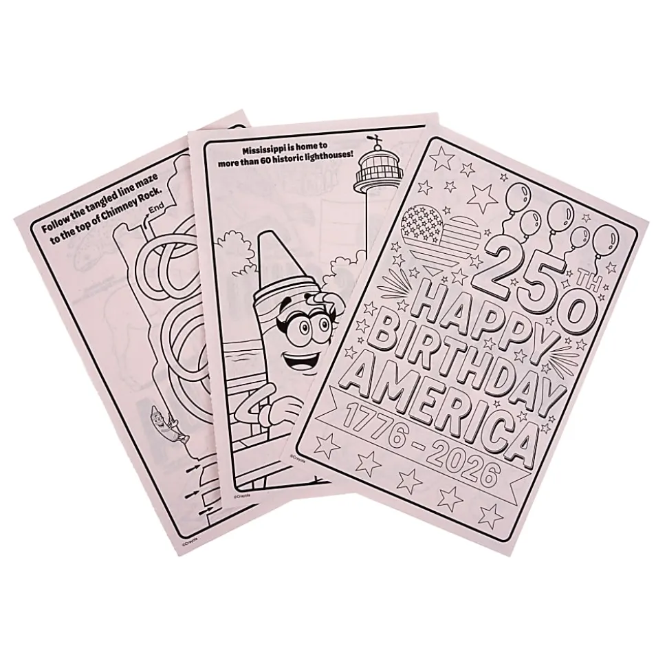 Crayola America's 250th 96pg Coloring Book