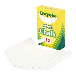 Crayola® Anti-Dust Chalkboard Chalk, 3/8