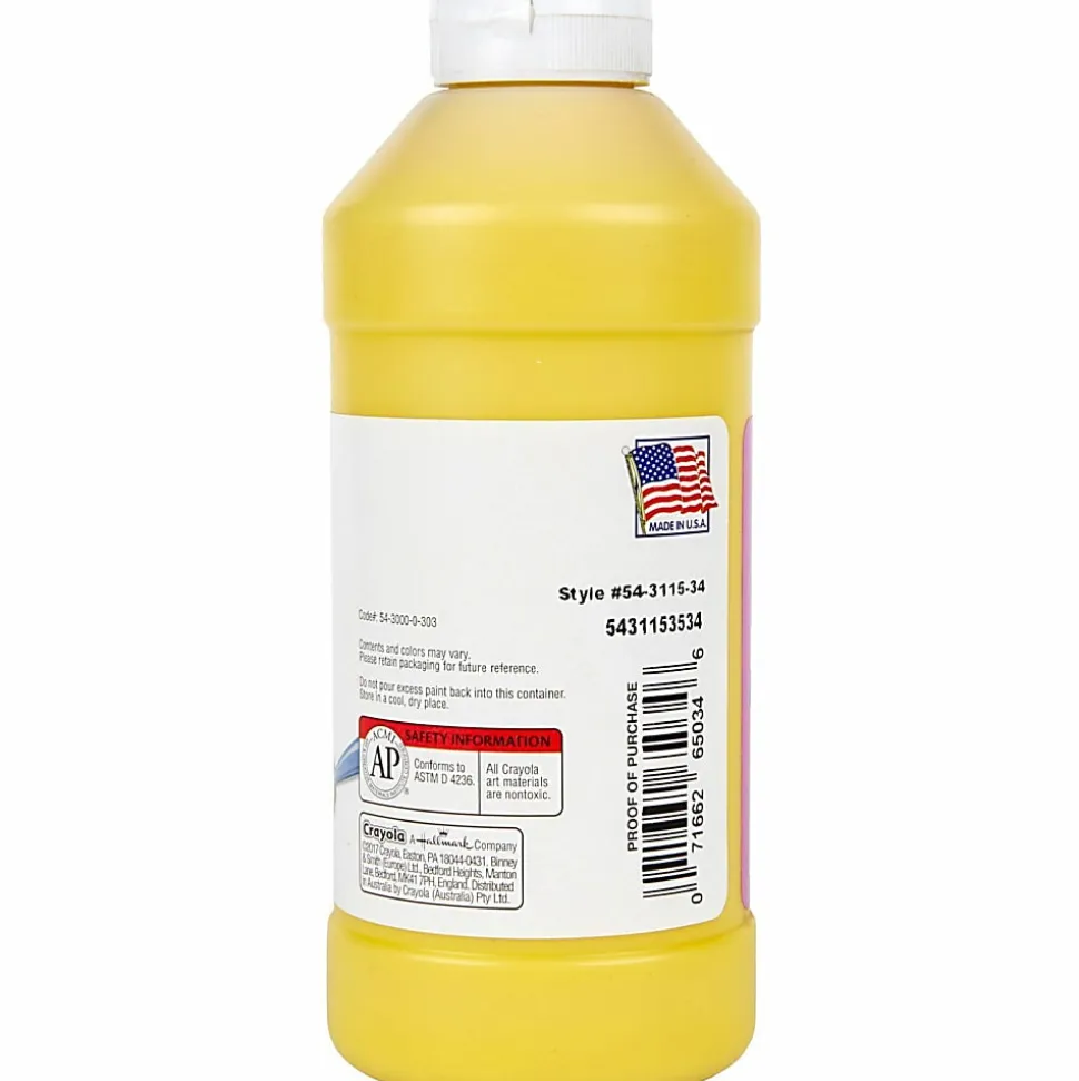 Crayola® Artista II® Tempera Paint, 16 Oz, Yellow